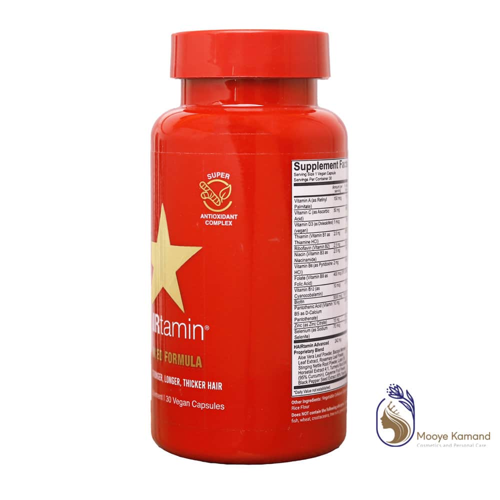 کپسول هیرتامین - بهترین قرص ضد ریزش مو در 2023 (30عددی)