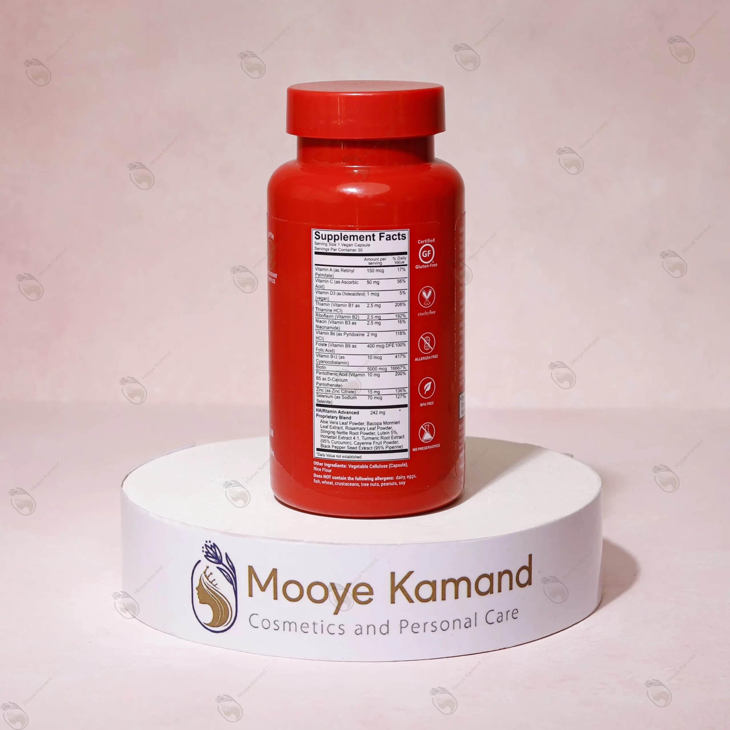 کپسول هیرتامین - بهترین قرص ضد ریزش مو در 2023 (30عددی)