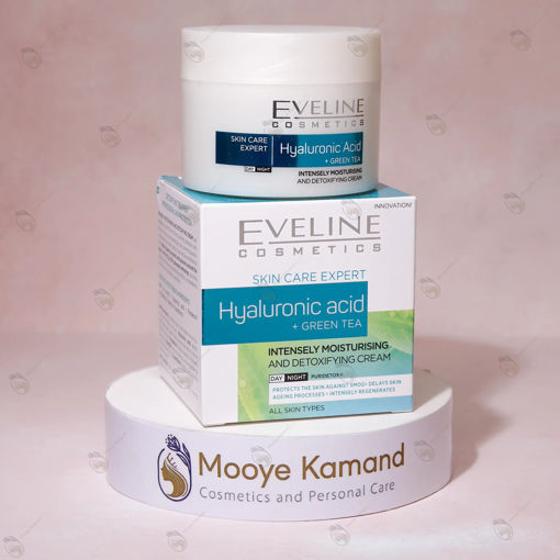 کرم هیالورونیک اسید چای سبز اولاین