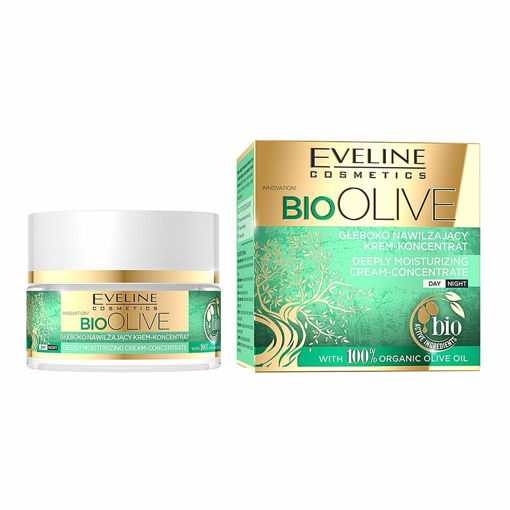 کرم صورت مرطوب کننده بایو الیو اولاین  Eveline Bio olive