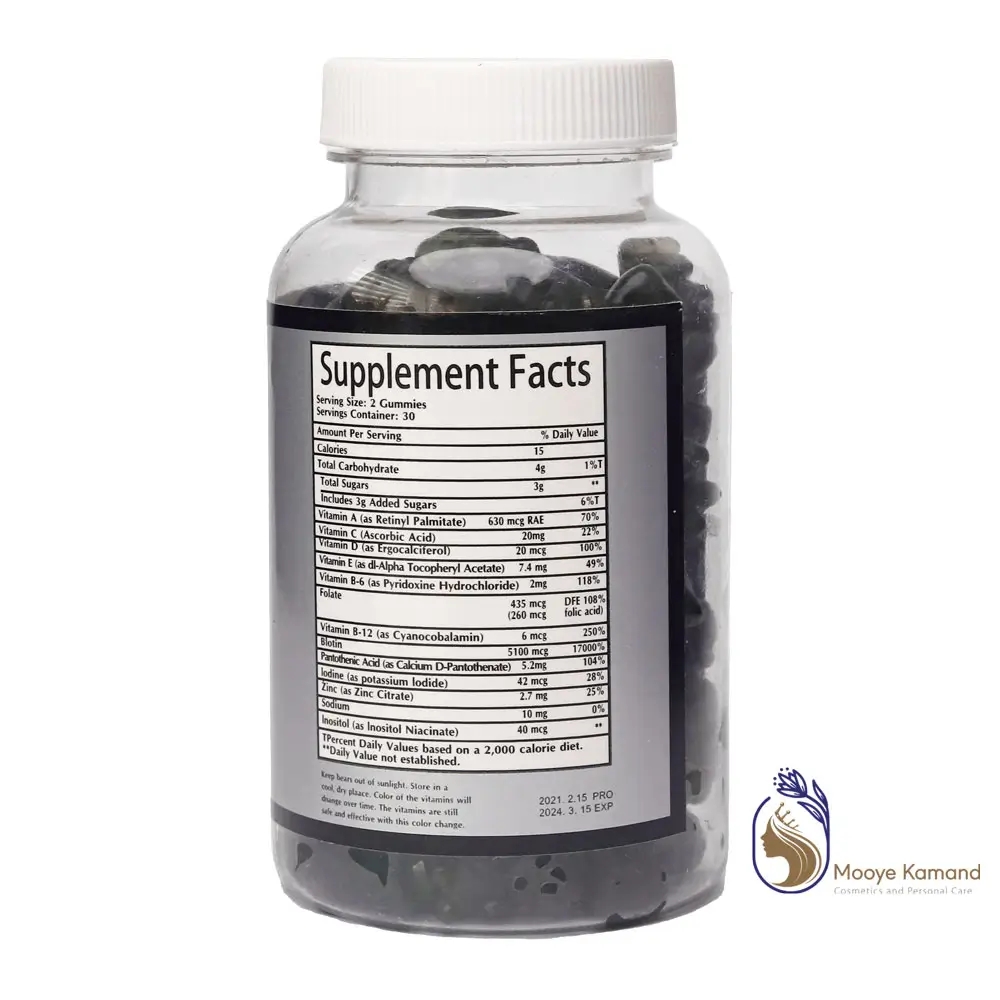 پاستیل کویین کویین - ضد ریزش مو (60عددی)