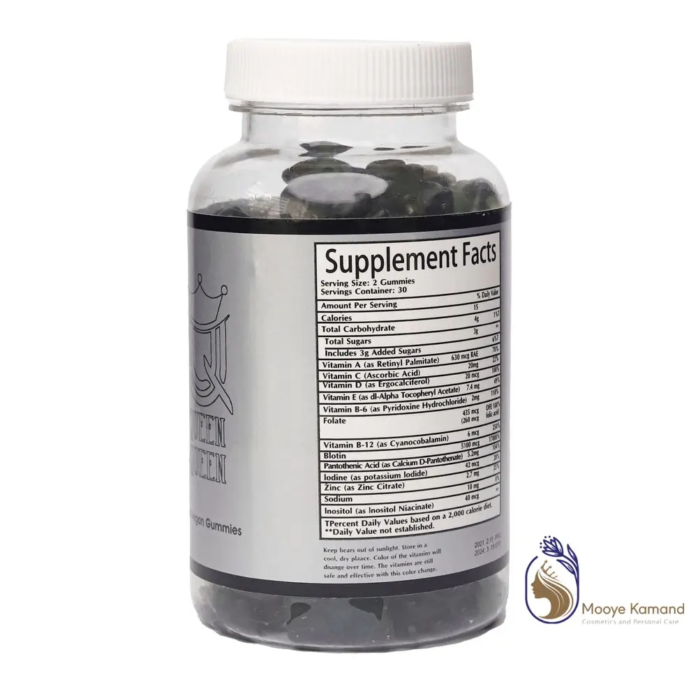 پاستیل کویین کویین - ضد ریزش مو (60عددی)