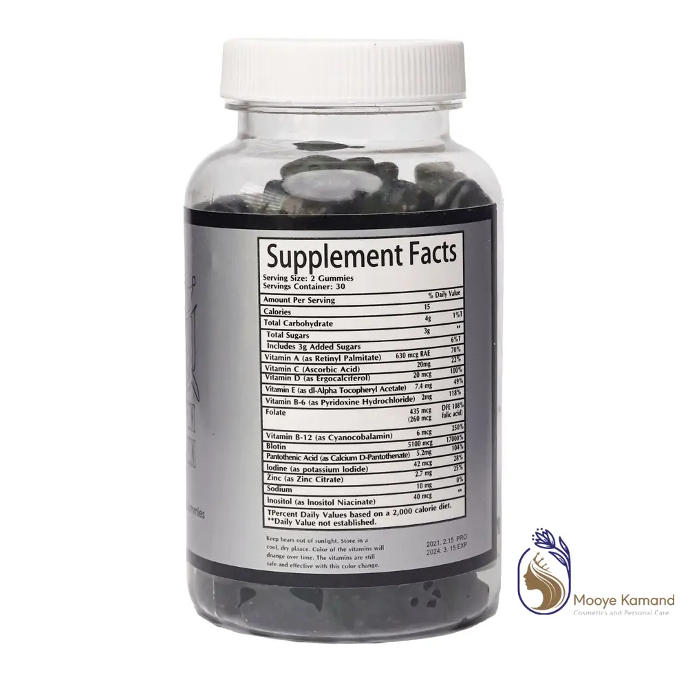 پاستیل کویین کویین - ضد ریزش مو (60عددی)