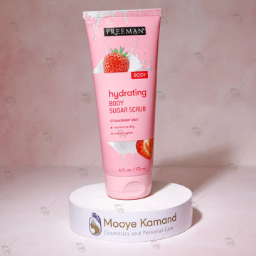 اسکراب شکر بدن توت فرنگی فریمن