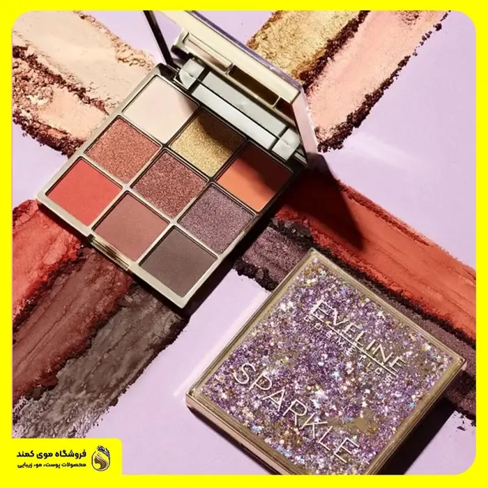 پالت سایه اولاین مدل اسپارکل ⭐ پالت سایه 9 رنگ اولاین