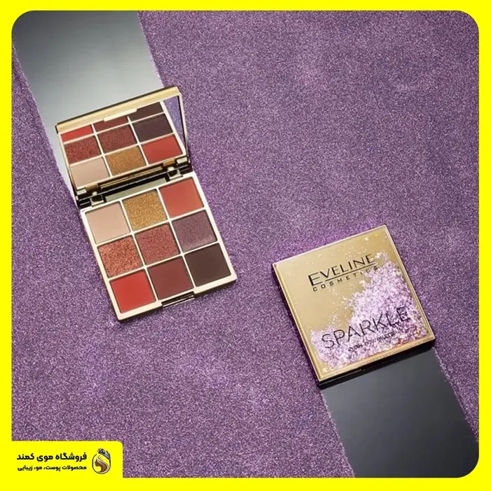 پالت سایه اولاین مدل اسپارکل ⭐ پالت سایه 9 رنگ اولاین