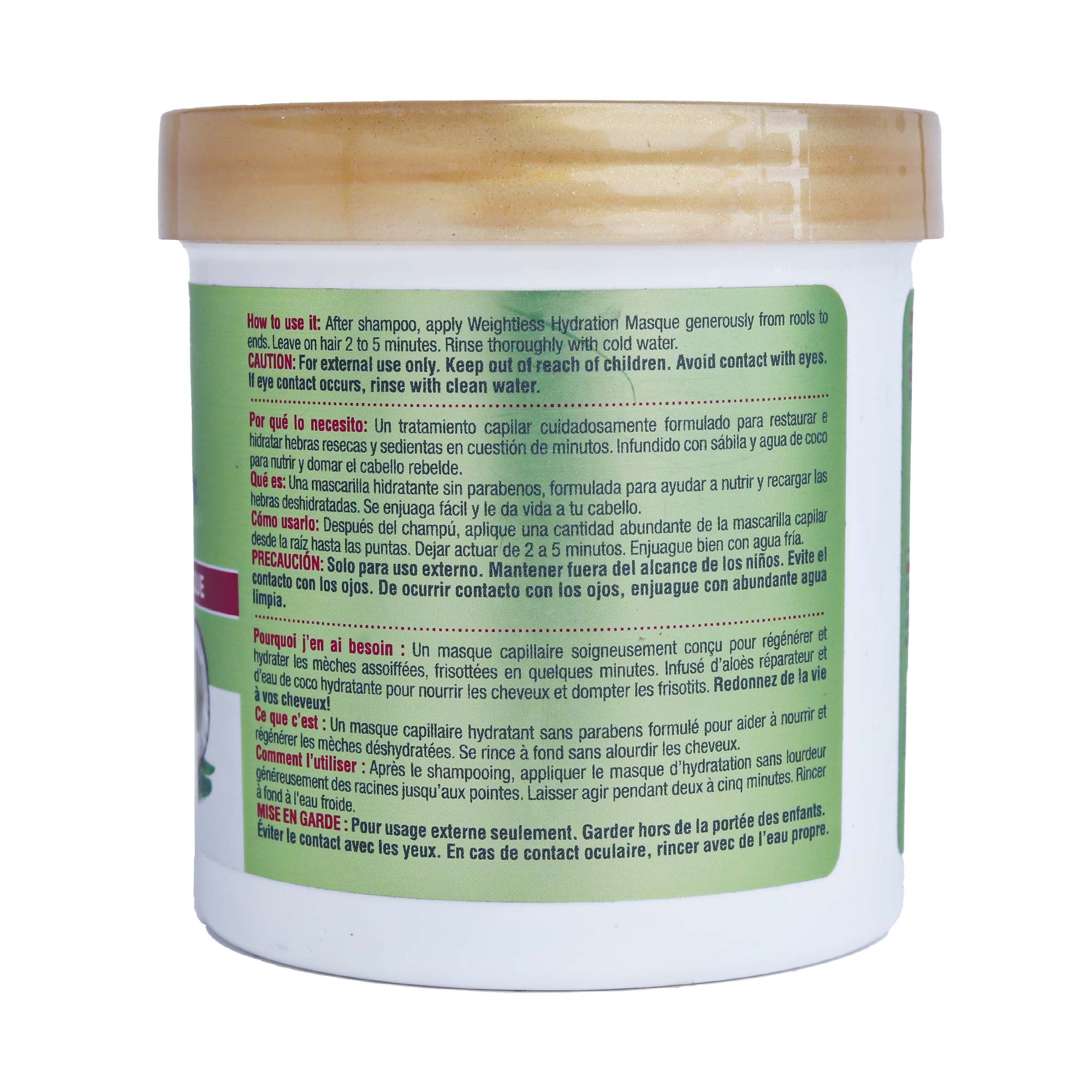 ماسک مو آلوئه ورا و کوکونات واتر اوری استرند