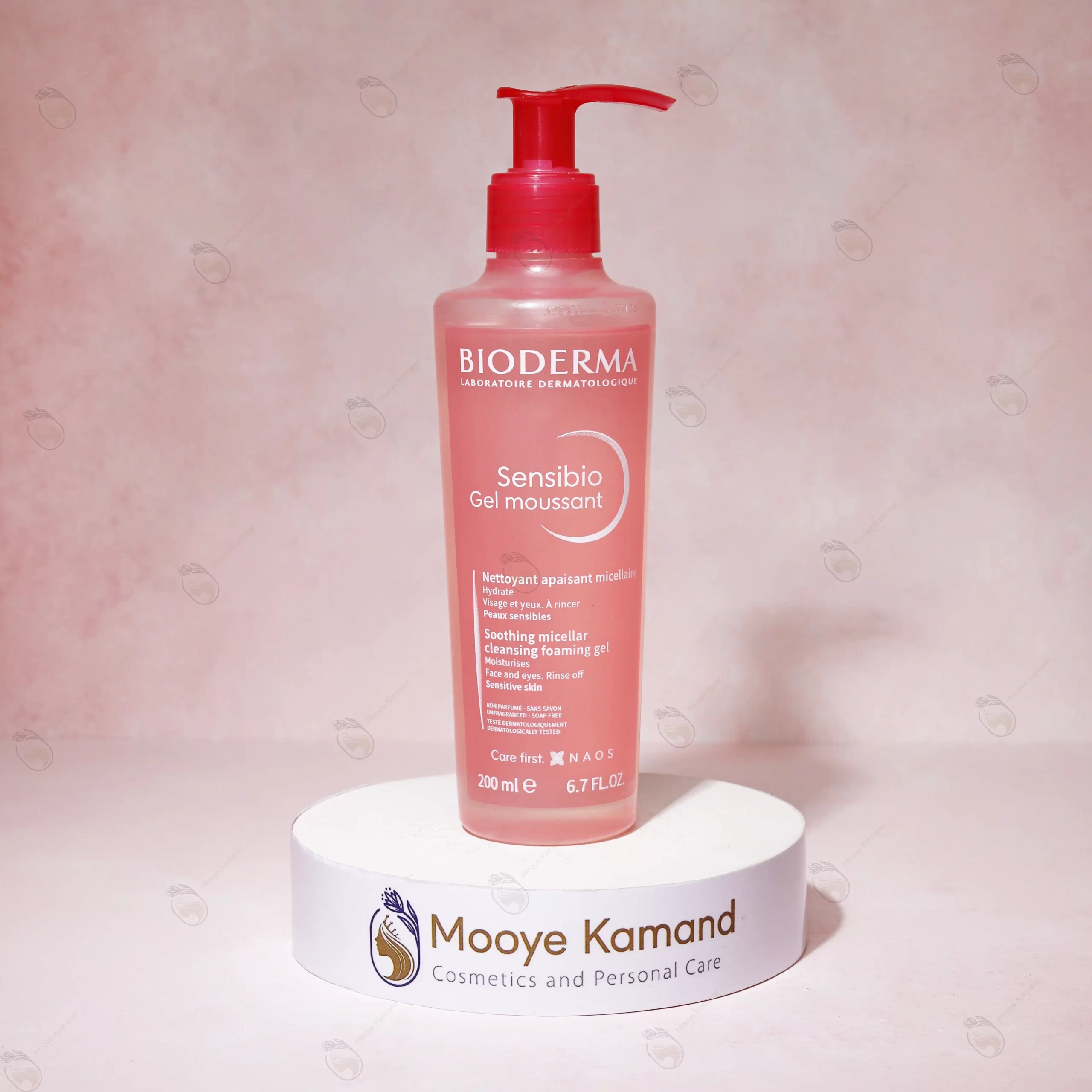 فوم ژل شستشو سنسیبو بایودرما صورتی