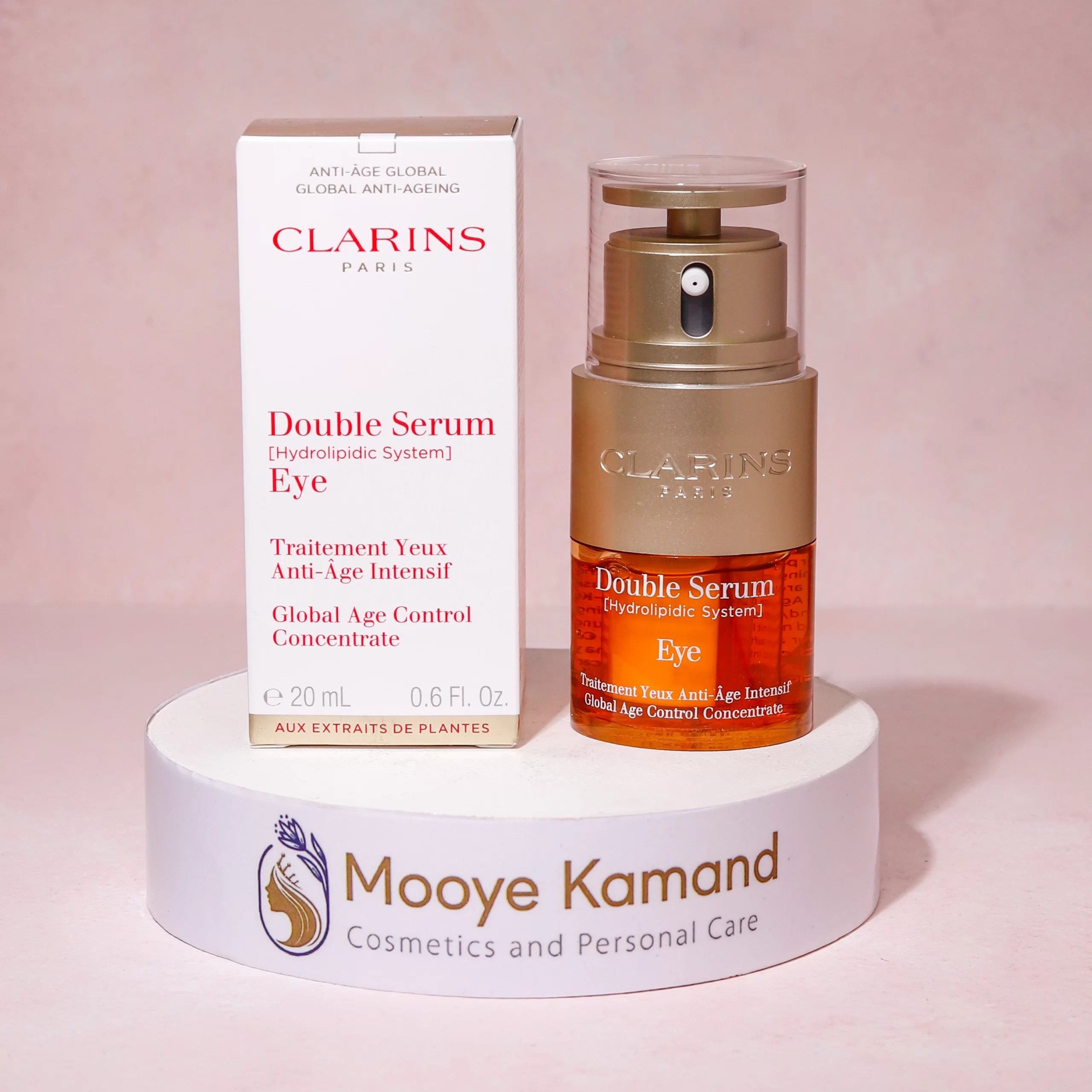 دابل سرم دور چشم کلارنس