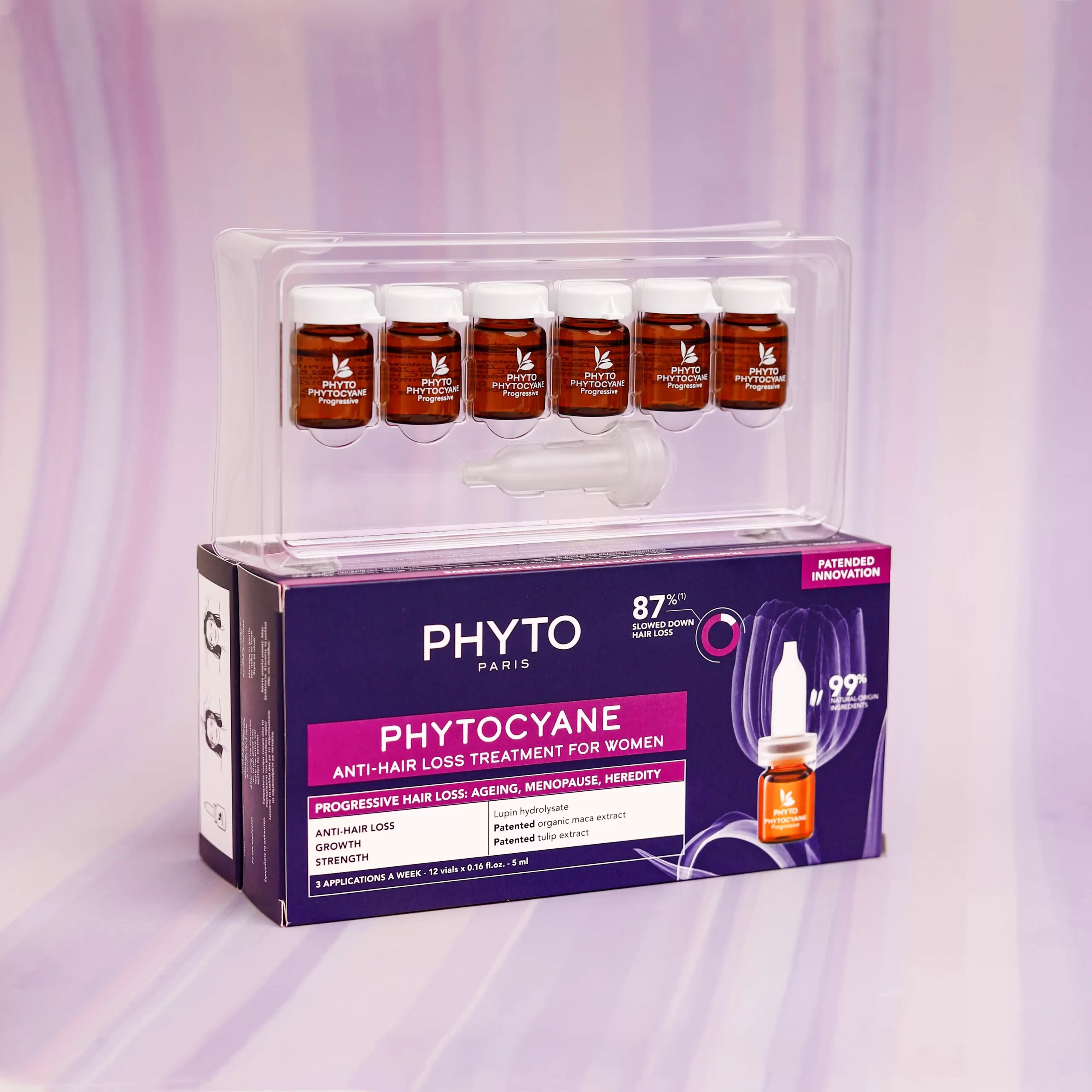 سرم مو فیتوسیان ریزش مو ارثی phyto مناسب خانم‌ها