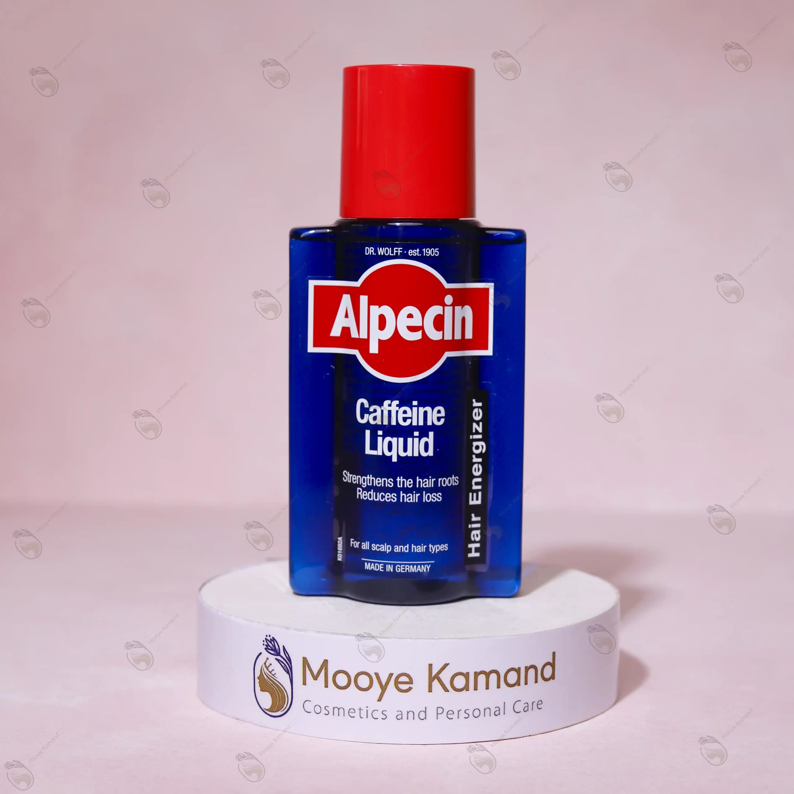 محلول تقویت کننده مو مدل کافیین آلپسین