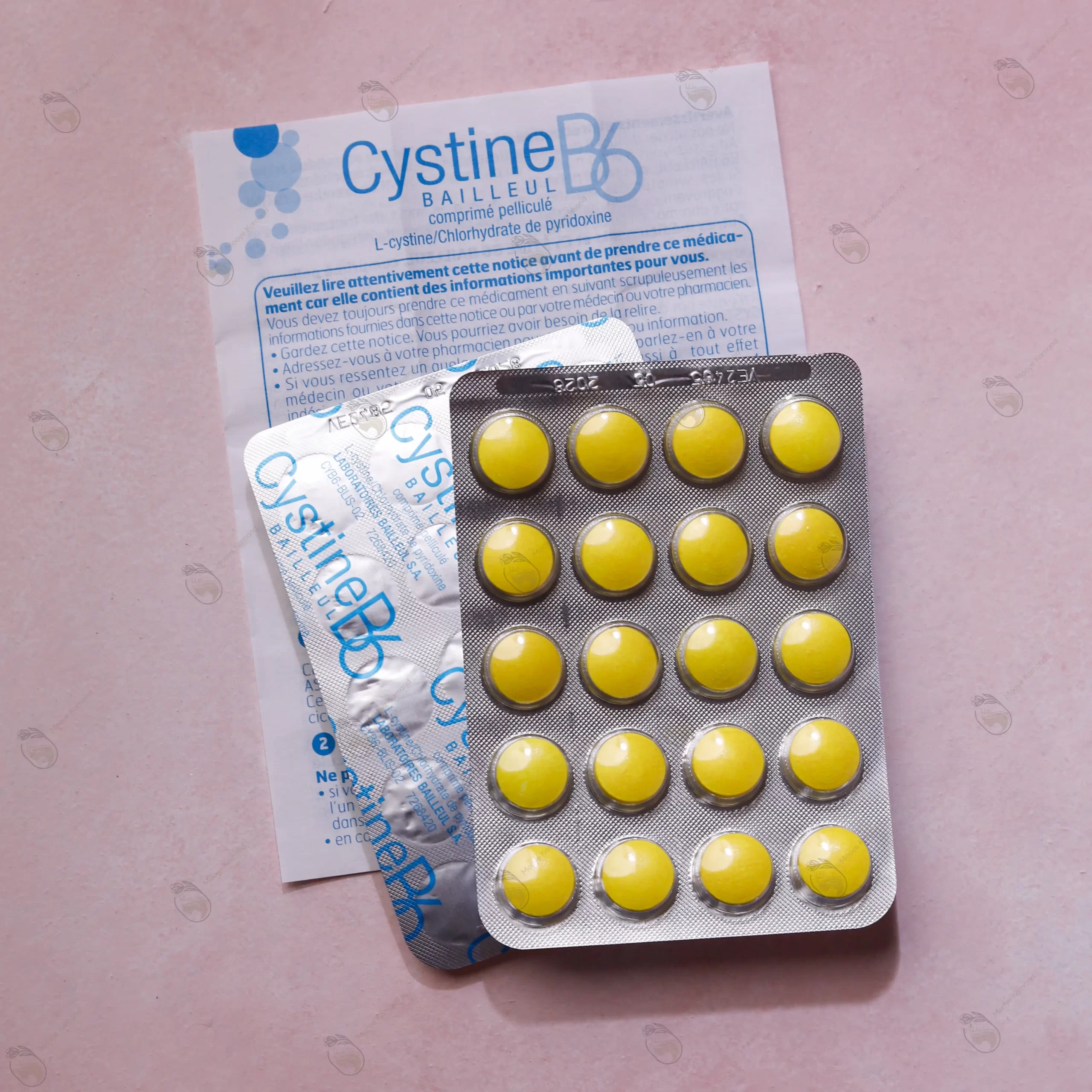 قرص سیستین ب 6 زینک بایول