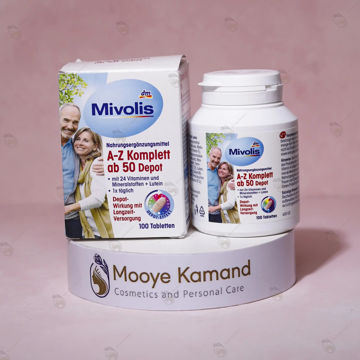 قرص مولتی ویتامین A-Z بالای 50 سال میولیس