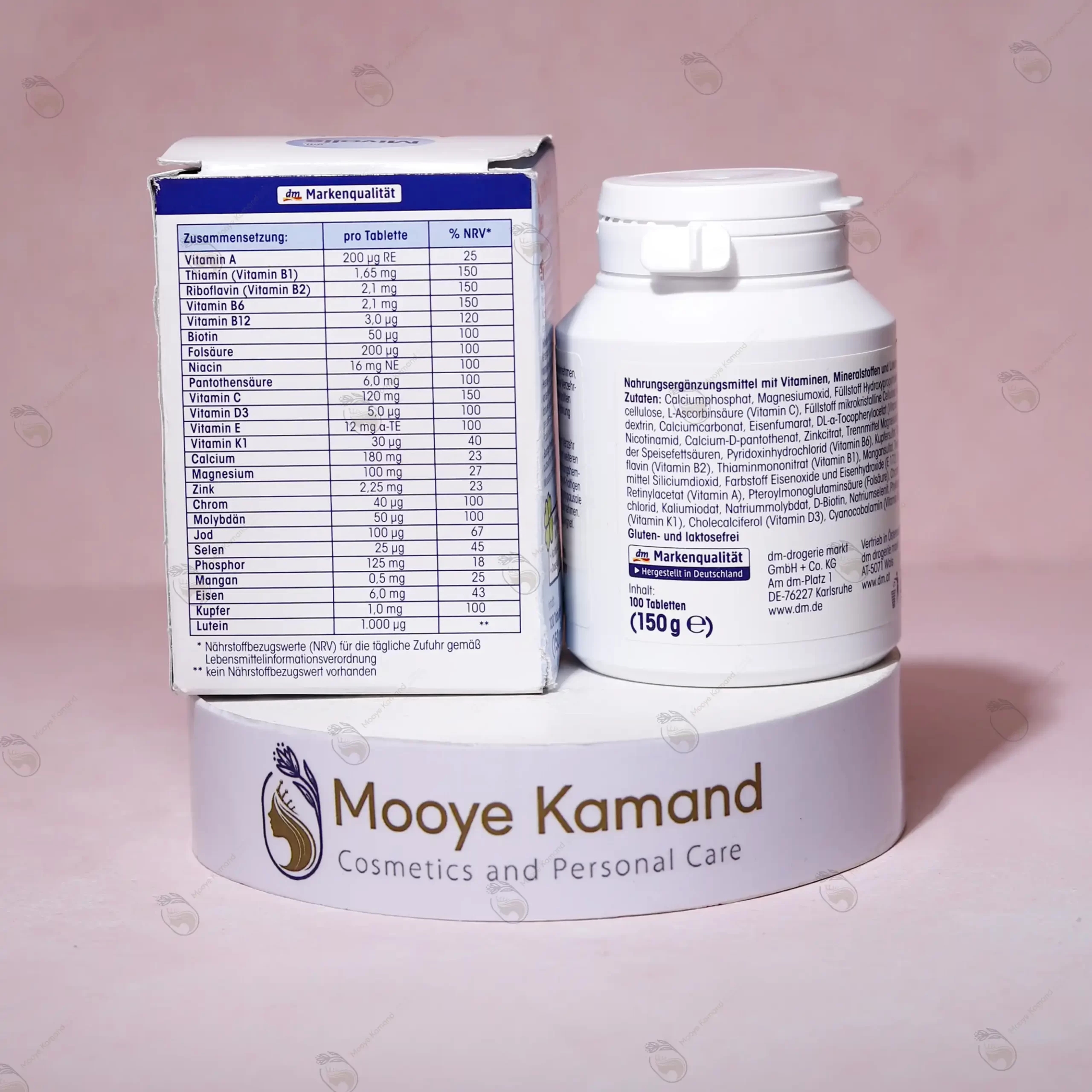 قرص مولتی ویتامین A-Z بالای 50 سال میولیس