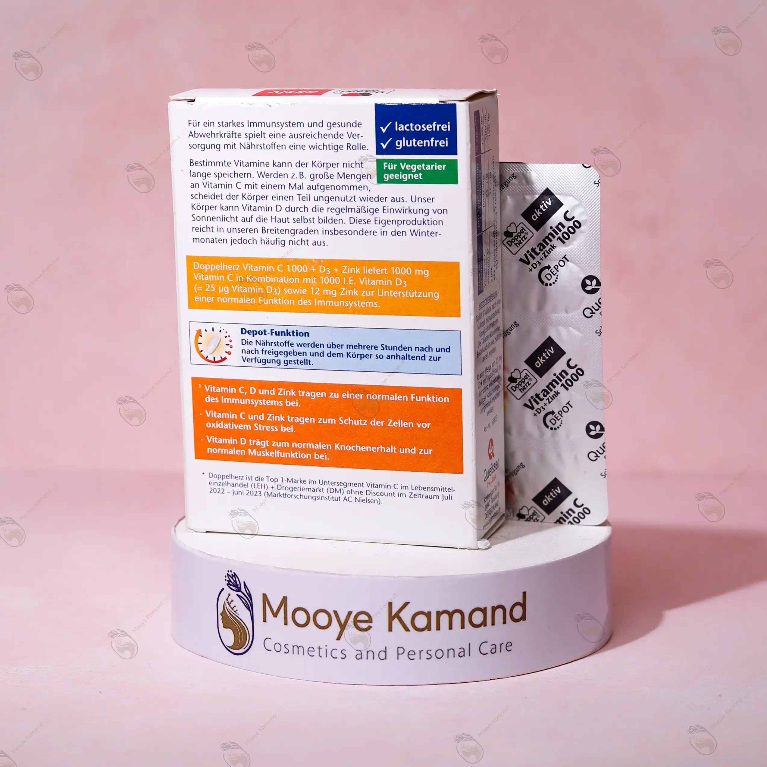 ویتامین سی ، D3 و زینک اکتیو