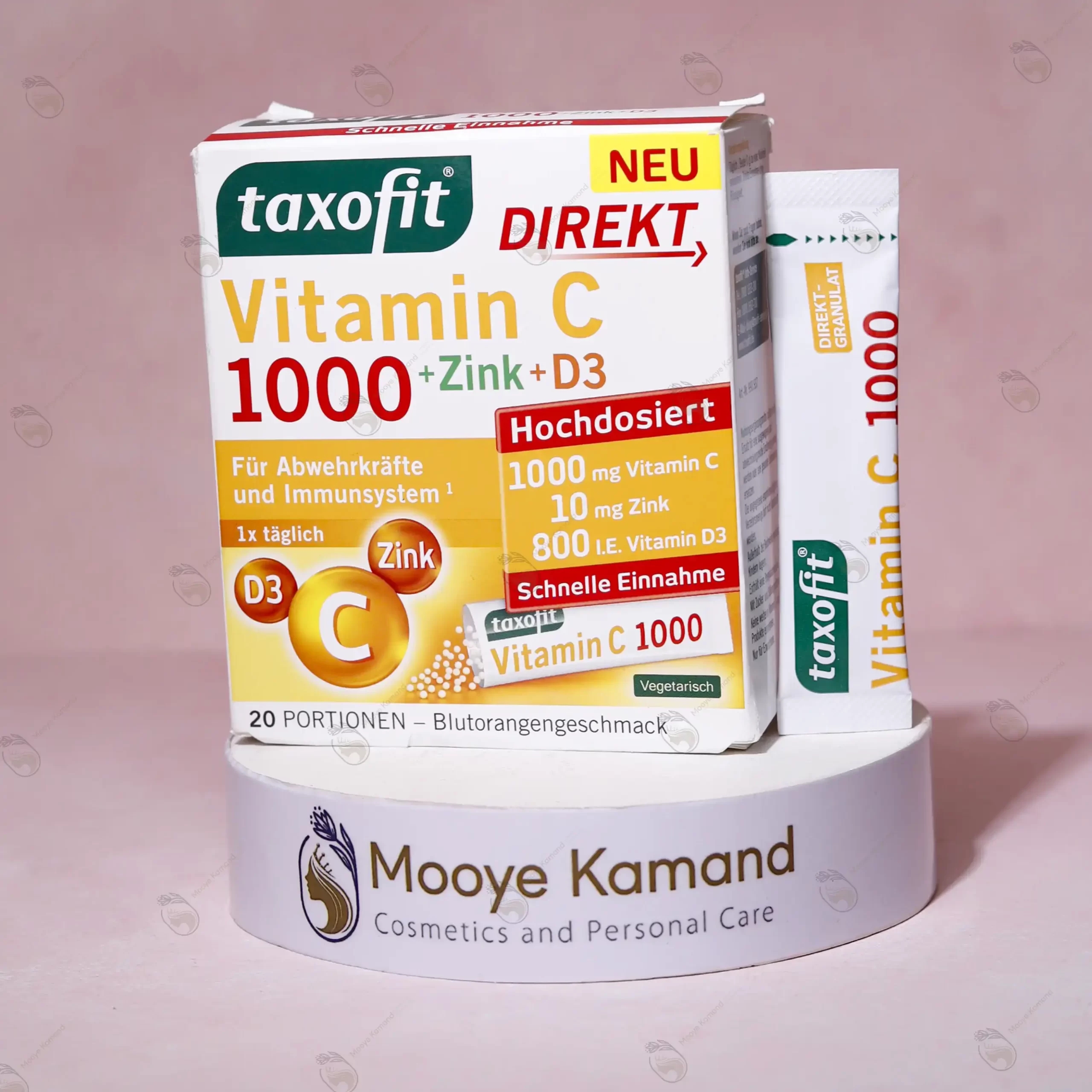 پودر ویتامین سی زینک و D3 تاکسوفیت