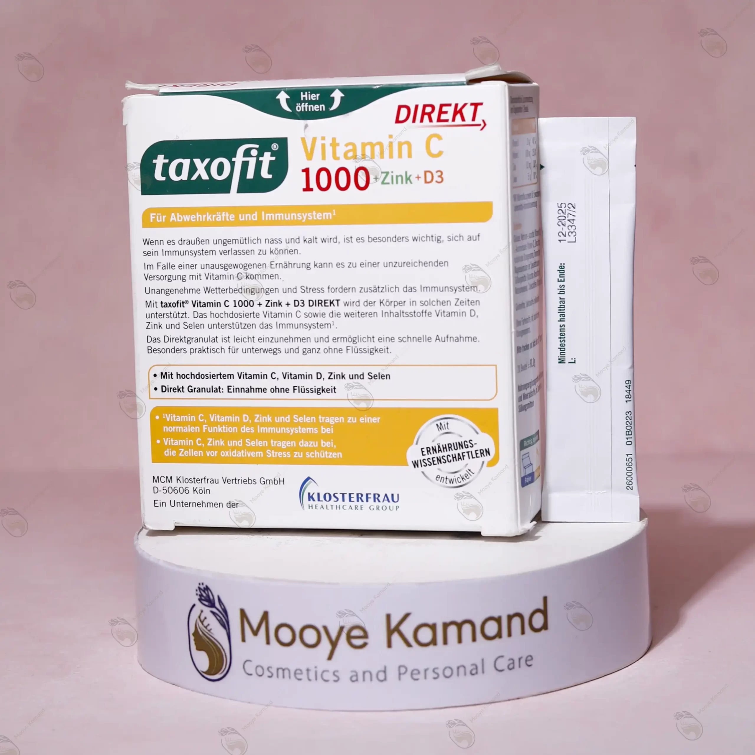 پودر ویتامین سی زینک و D3 تاکسوفیت