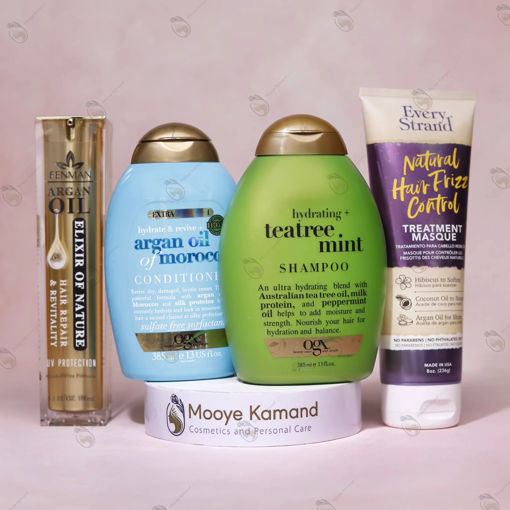 پک موهای چرب (کف سر چرب/ساقه مو خشک)