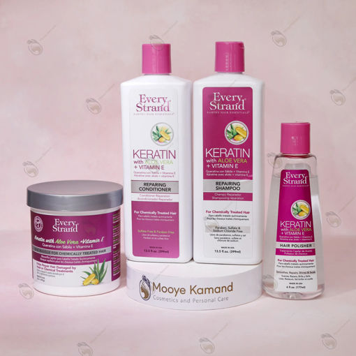 پک موهای کراتین شده