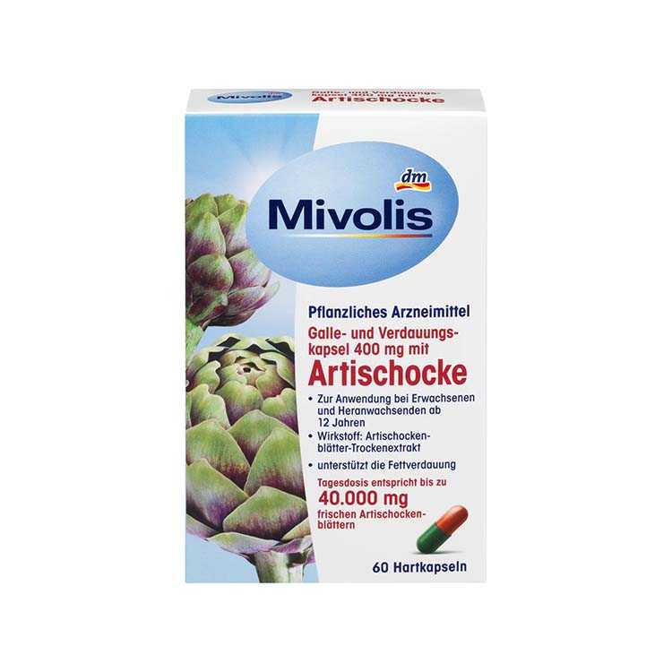 کپسول پاکسازی کبد کنگر فرنگی (آرتیشو) میولیس 60 عدد