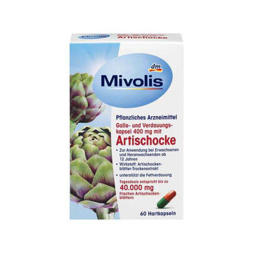 کپسول پاکسازی کبد کنگر فرنگی (آرتیشو) میولیس 60 عدد