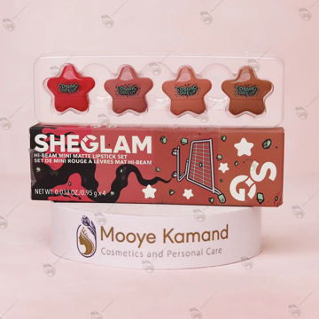 ست رژ لب ستاره ای مینی سایز و 4 عددی شیگلم
