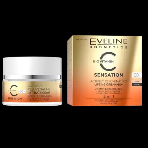 کرم روز و شب اولاین ضد چروک حاوی ویتامین سی +60