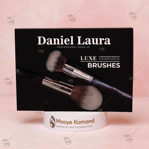 ست براش 12 تیکه صورت و چشم دنیل لورا