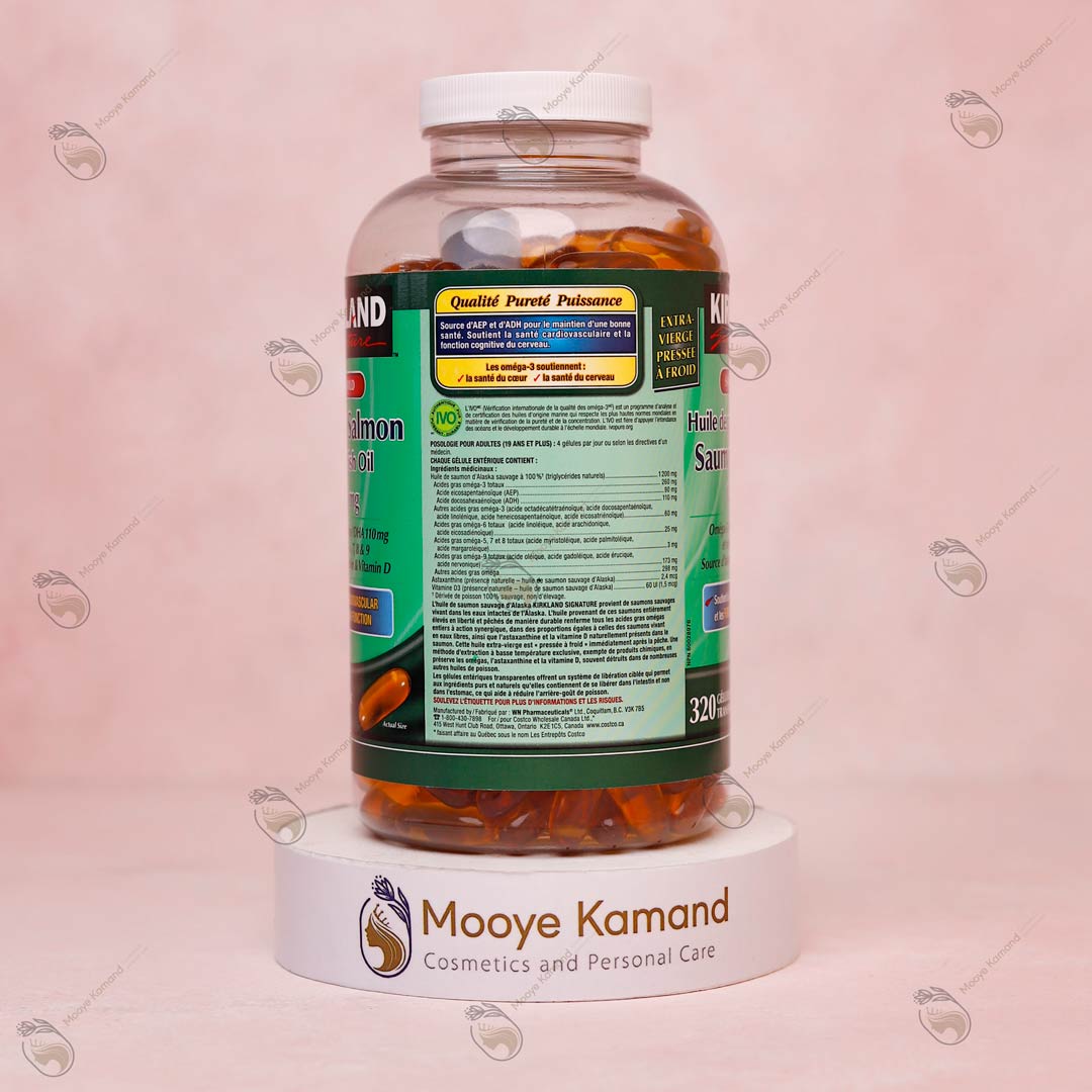 روغن ماهی سالمون آلاسکا کرکلند