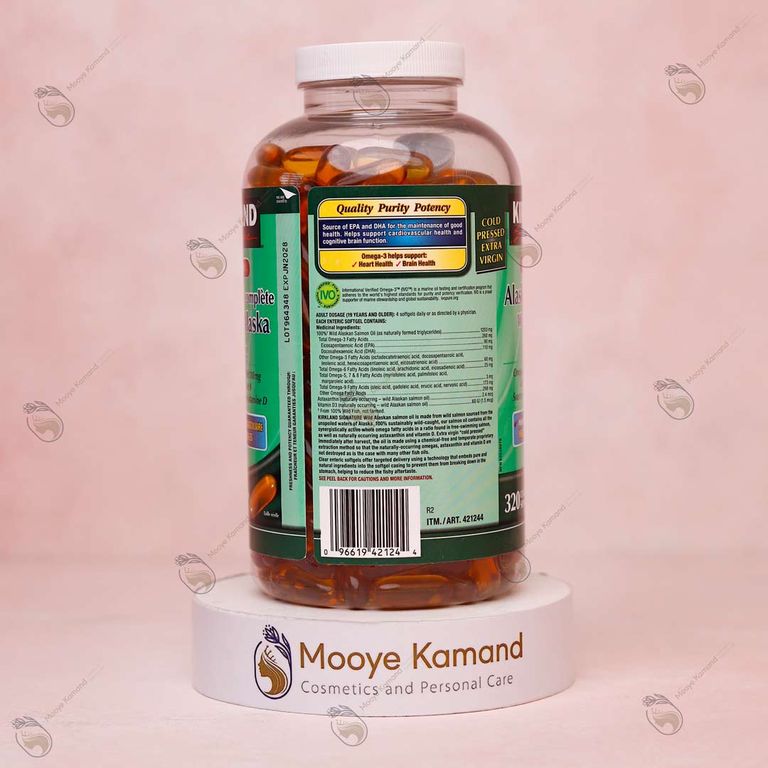 روغن ماهی سالمون آلاسکا کرکلند