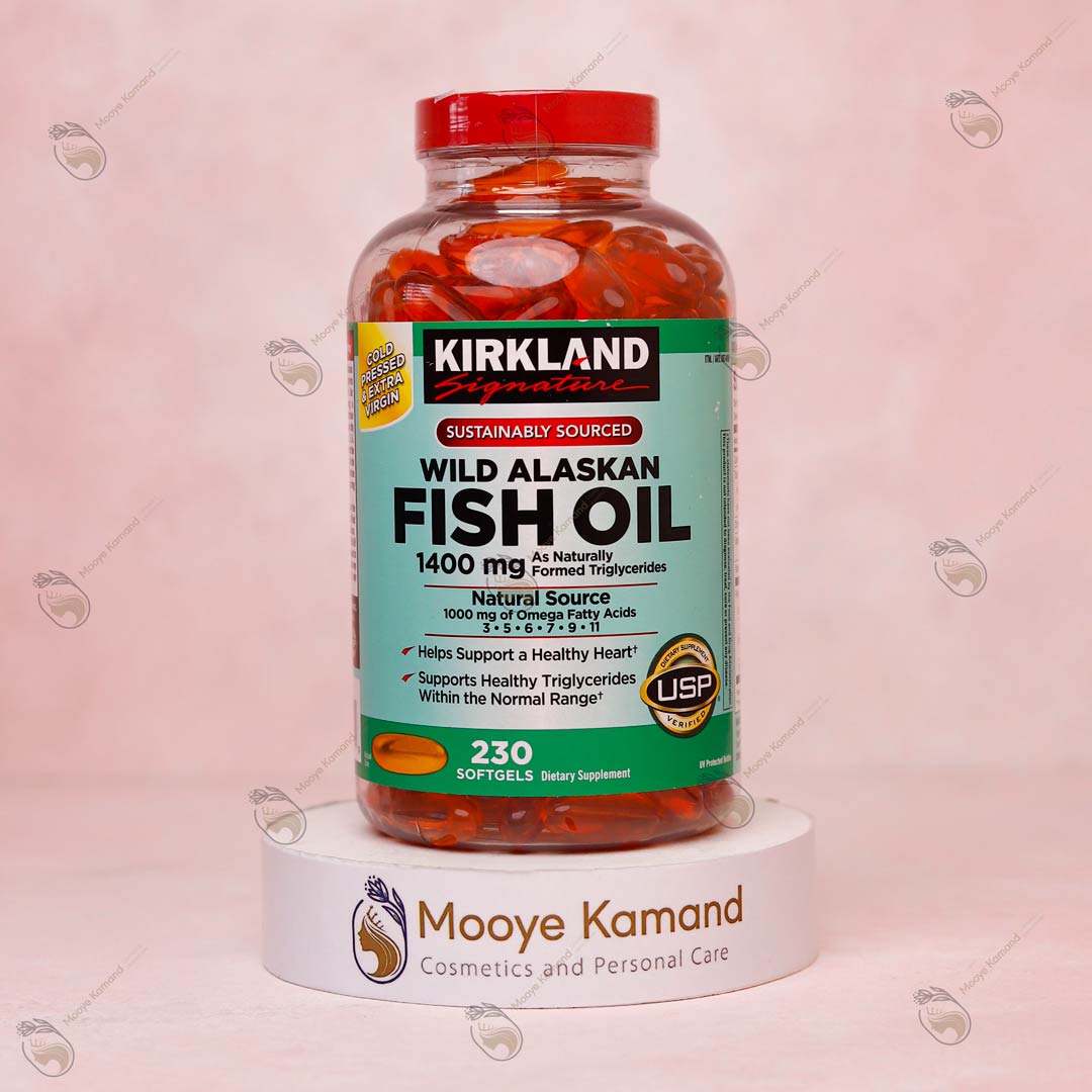 کپسول روغن ماهی آلاسکای وحشی کرکلند
