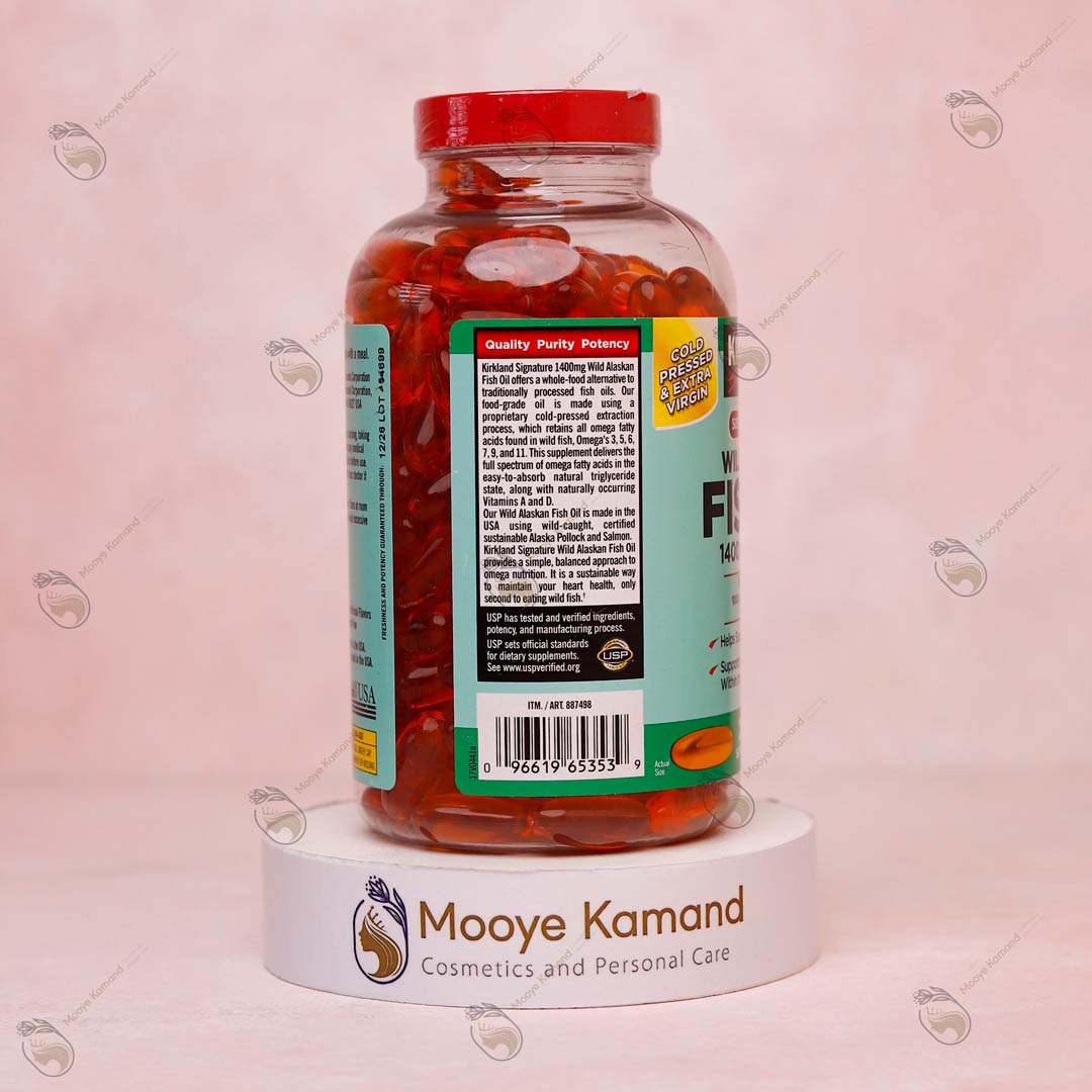 کپسول روغن ماهی آلاسکای وحشی کرکلند