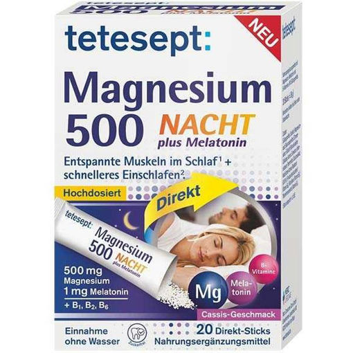 ساشه منیزیم و ملاتونین شبانه تتسپت